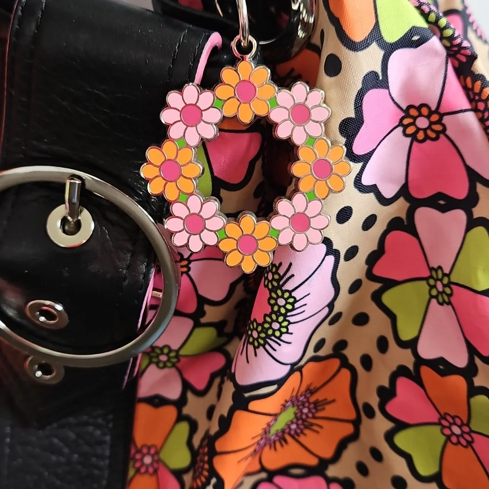LeSportSac OC Party Girl Sparkler floral hobo bag